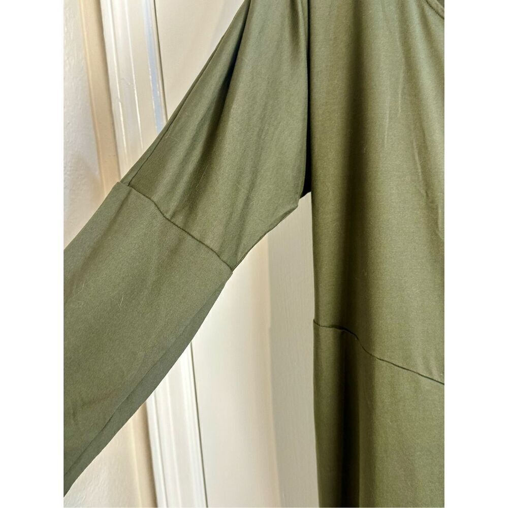 Yana K NWT Olive Green boat dress - size OSFA - Picture 4 of 9